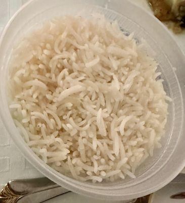 The basmati rice. Yum.