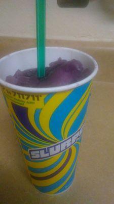 Grape sugar free slurpy..very tangy..don't like it..