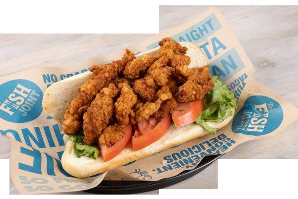 Clam Strip Po Boy