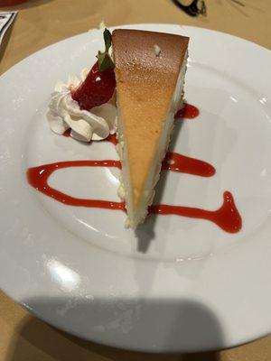 Cheesecake was good!