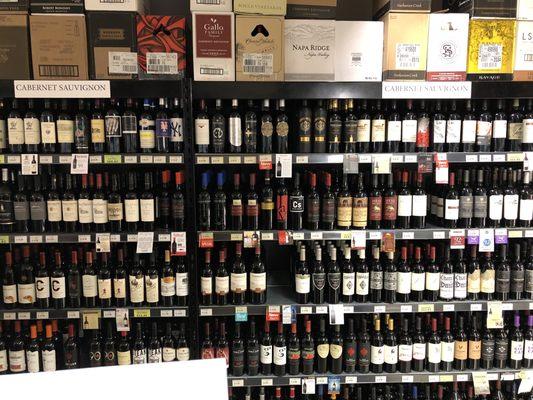 Best Section in the store Cabernet Sauvignon