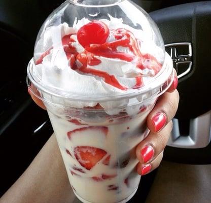 Fresas con crema ! Delicious