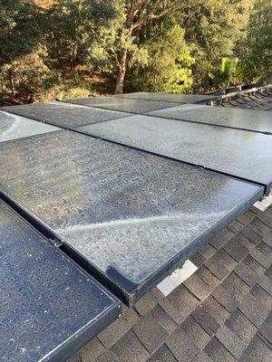 Crazy dirty solar panels