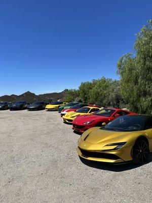 Ferraris in Malibu