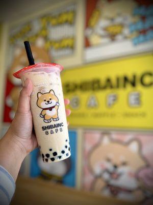 Jasmine Milk Tea w/ Brown Sugar Boba