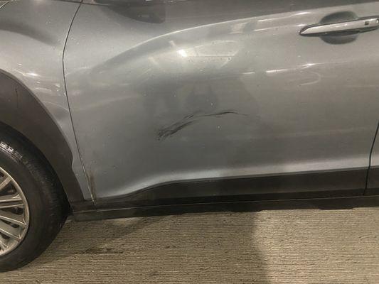 Damage from accident