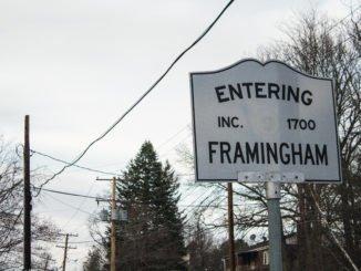 Entering Framingham, MA (From Framingham) Framingham/Ashland line