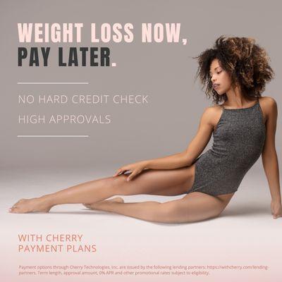 Exciting News! California Trim Clinic is now offering affordable payment plans through Cherry! Applying is quick and easy