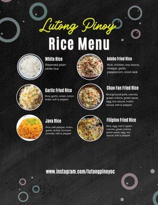 Rice to choose from