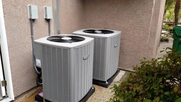 Two new AC units installed. www.AllStarOc.com