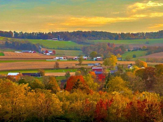 Autumn in the beautiful Susquehanna River Valley.