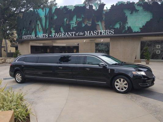 MKT Limousine cruising around Laguna Beach