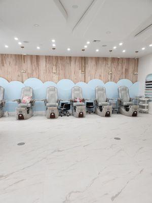 Modern, new decor and fixtures! 20% off all pedicures!