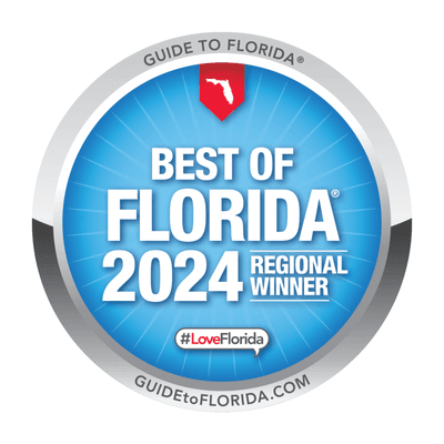 We are honored to be recognized as Florida's regional winner for best organic hair removal. Thank you for your support and trust.