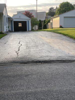 Original driveway