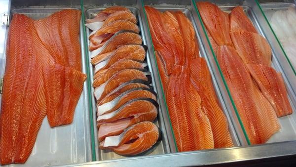 Salmon, salmon and more salmon!