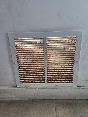 Rusty vent covers