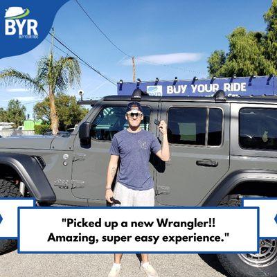 "Picked up a new Wrangler!! Amazing, super easy experience."