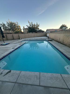 Pool built