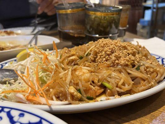 Pad Thai with shrimp