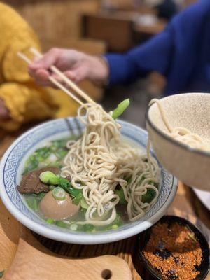 House Special Handcut Noodle w. Soup