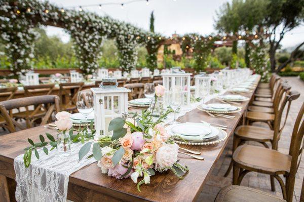 Rustic Theme - Farm Table