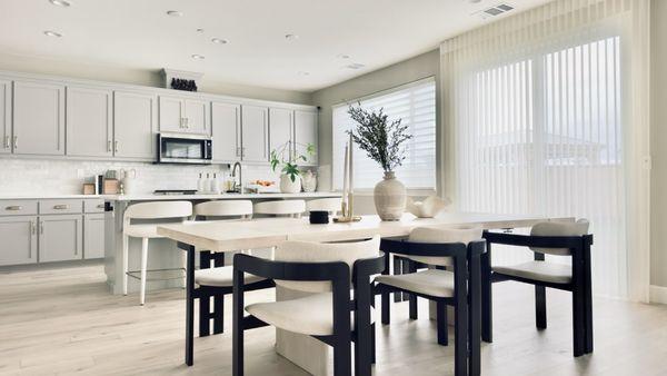 Kitchen with the 4" Silhouettes, and the Luminette (top to bottom).