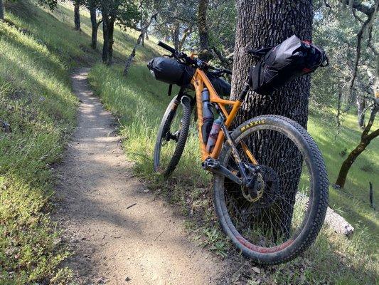 Bikepacking up JD Trail