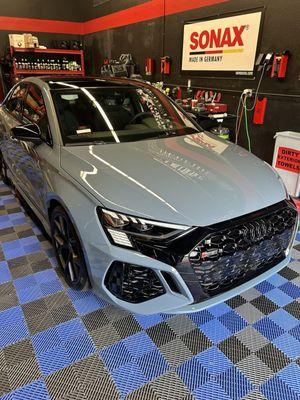 Audi RS 3, just finished exterior detail