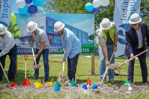 2019 Groundbreaking Ceremony for the brand new Kid's building!