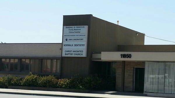 Norwalk Dentistry is located on Firestone Blvd  between Pioneer and Paddison, next to Motel Espana... Free Parking in the back!