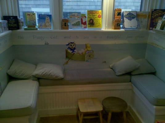 Cute sitting area in childrens section