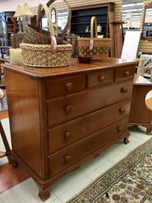 Gorgeous, solid maple bureau