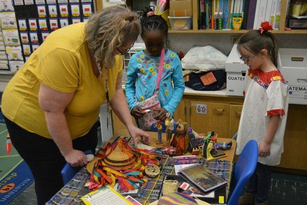 Teachers at Jennings Lodge Elementary use WorldOregon Culture Boxes to supplement Bi-Lingual Immersion Program