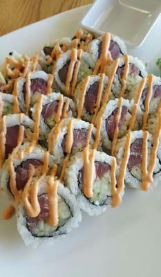 Spicy tuna roll.