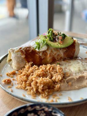 Burrito with Chicken Tinga