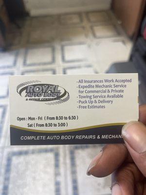 Royal Auto Body & Repair Center