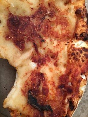 Removed toppings to Undercooked crust