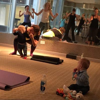 In our MamaFit class you can do it all! Get an intense workout in while your kids play and learn from Mommy about getting fit!