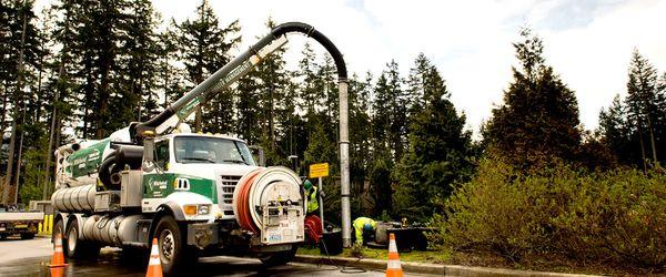 Storm water Sewer Cleaning by Whirlwind Clean & Green Woodinville WA