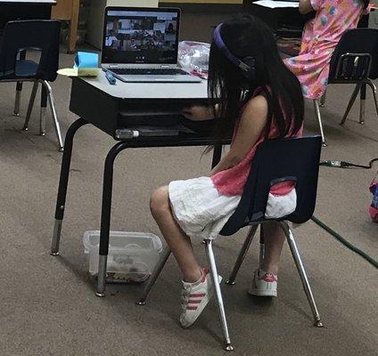 We have desks for every size student.