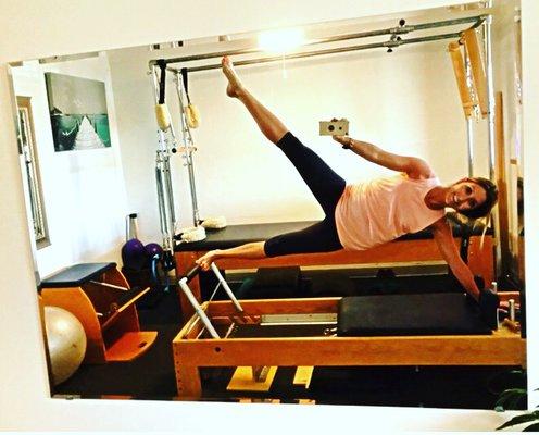 Core game strong! Trust me, if you stick with it, Pilates will make anything possible ;)