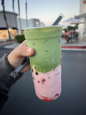 pink matcha