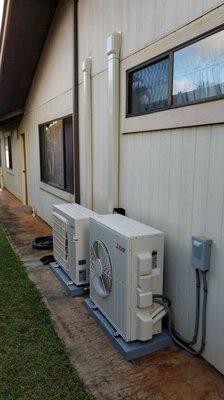 Upgraded! High efficiency 18 SEER systems equals to Hawaii Energy instant rebates. This customer saved a total of $400!