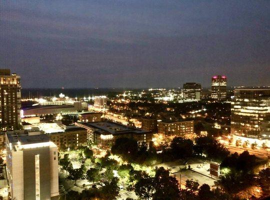 Nice view from our 18th floor condo.