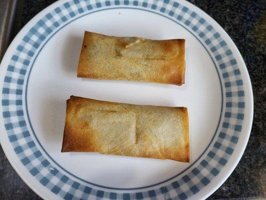 Air fry eggrolls.