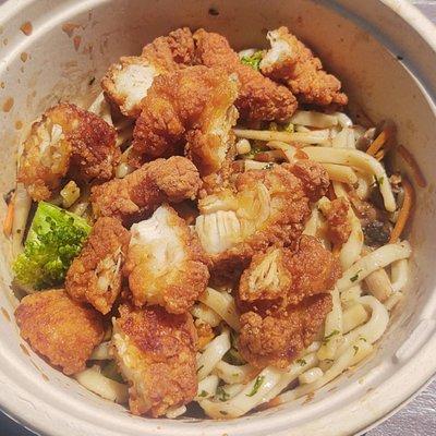 Crunchy Chicken Stir Fry Bowl