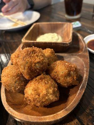 Salmon fritters