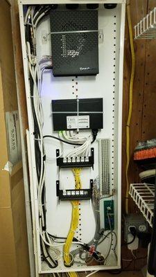 Home network and enclosure box