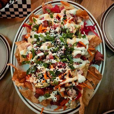 Poke nachos